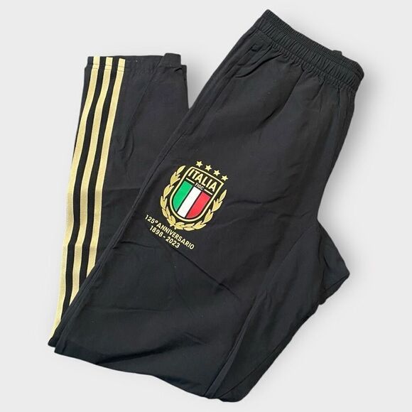 Adidas Italy National Team 125th Anniversary Jogger Pants HY5436 Mens size Small - Picture 1 of 10
